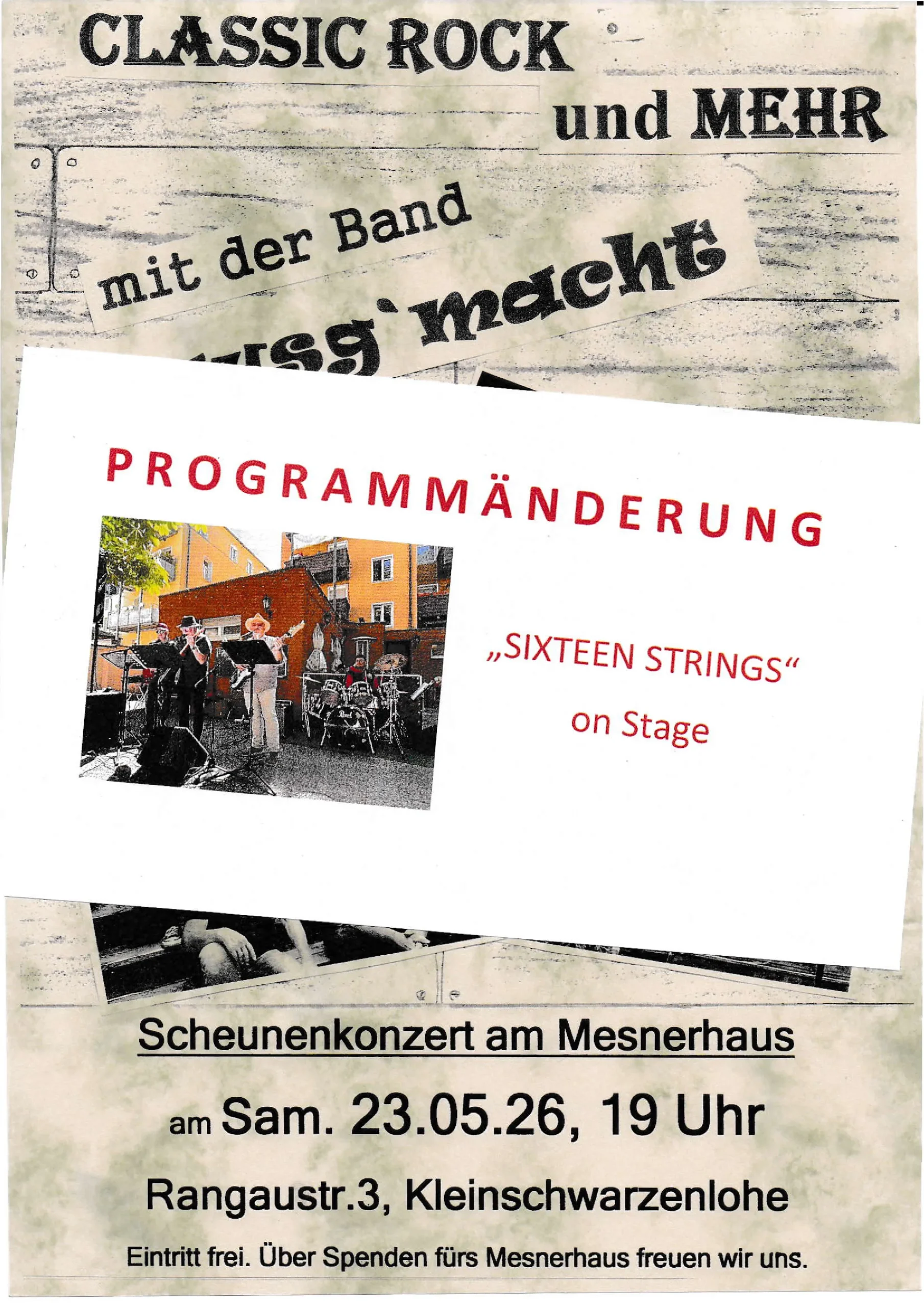 Scheunenkonzert am Mesnerhaus